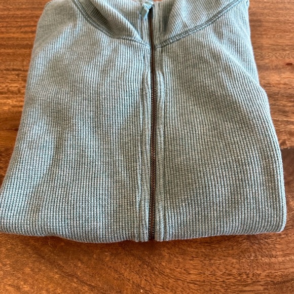 Carhartt Light Blue Full Zip Waffle Knit Hoodie Jacket Womens XS - Picture 6 of 6